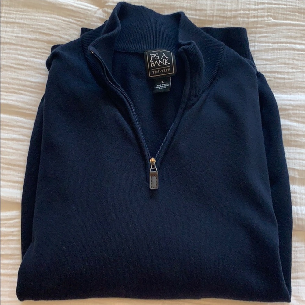Jos. A. Bank quarter zip sweater